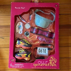 Run for Fun accessories suitable for 18in American Girl